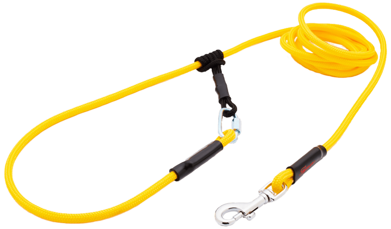 Vodítko Tamer lanové Easylong mini 3,5m žluté