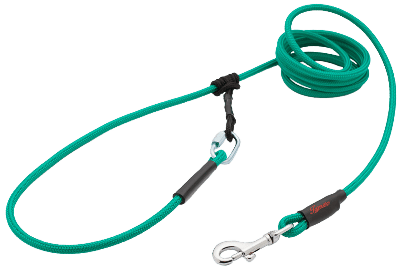 Vodítko Tamer lanové Easylong mini 3,5m zelené