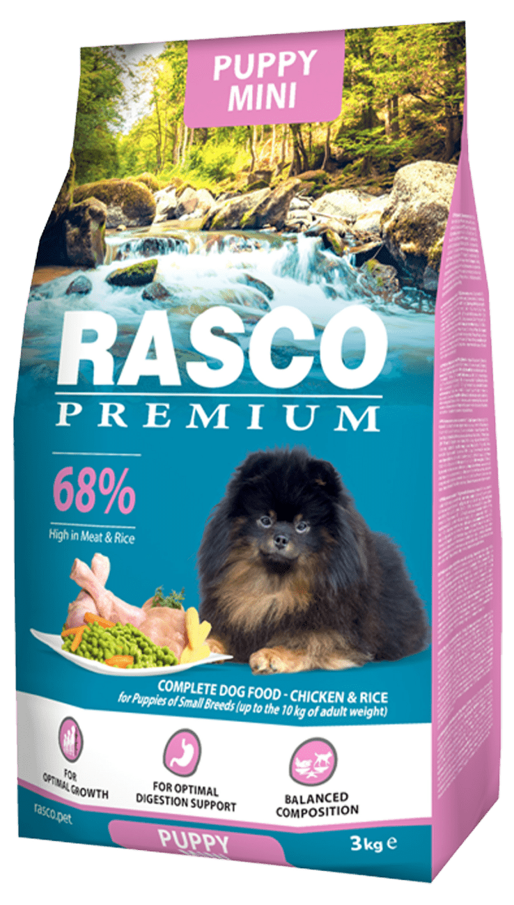 Rasco Premium dog granuly Puppy Junior Small 3 kg