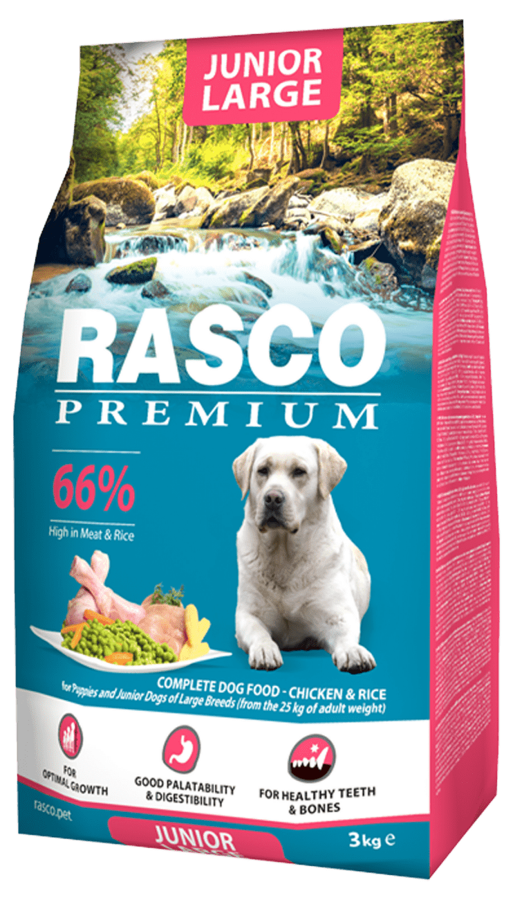 Rasco Premium dog granuly Puppy Junior Large 3 kg