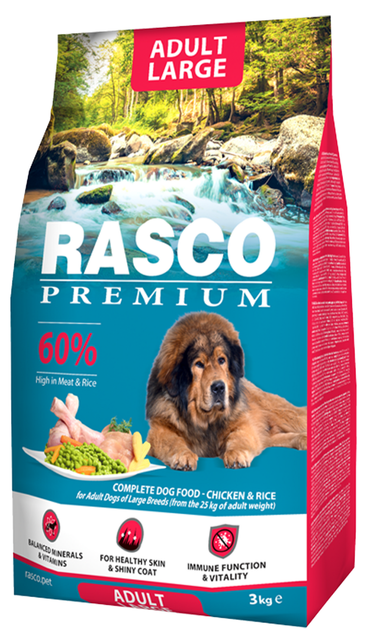 Rasco Premium dog granuly Adult Large 3 kg