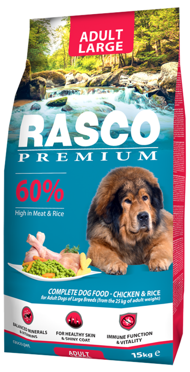 Rasco Premium dog granuly Adult Large 15 kg