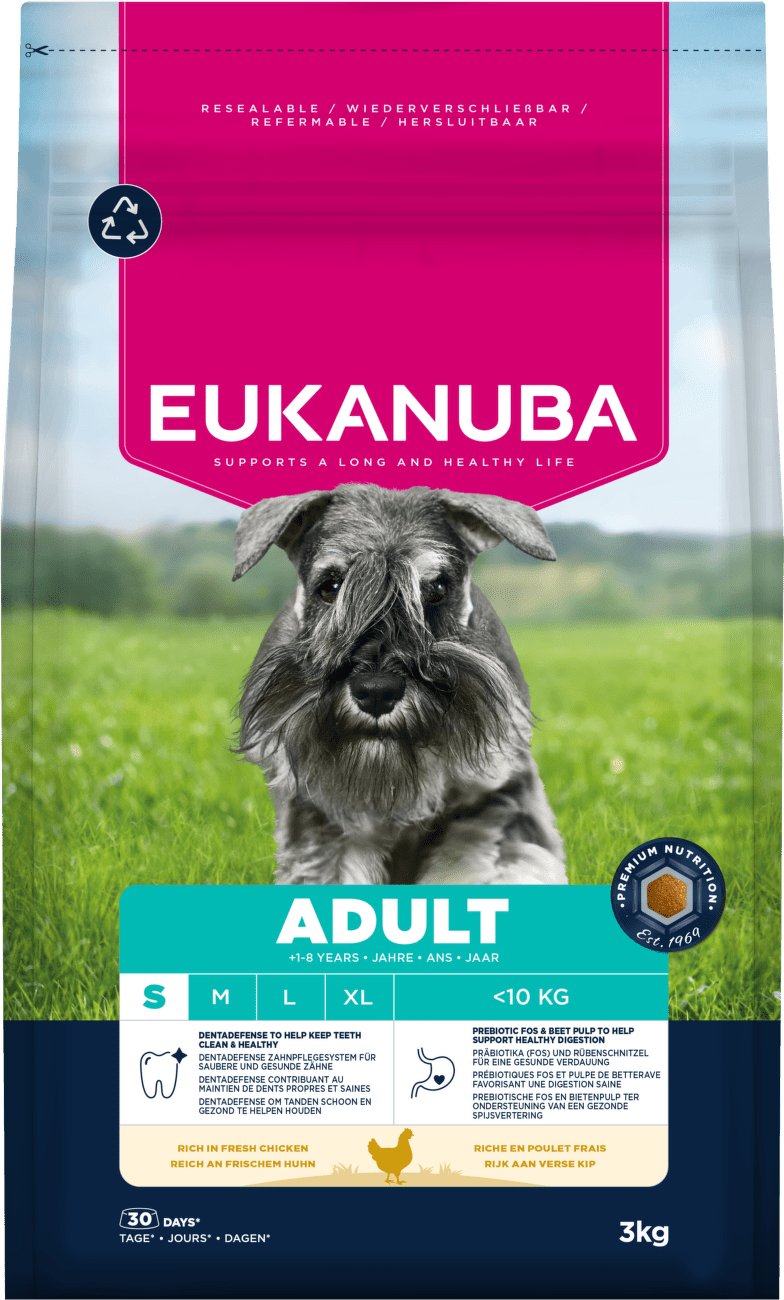 Krmivo Eukanuba Adult Small s kuracím 3kg