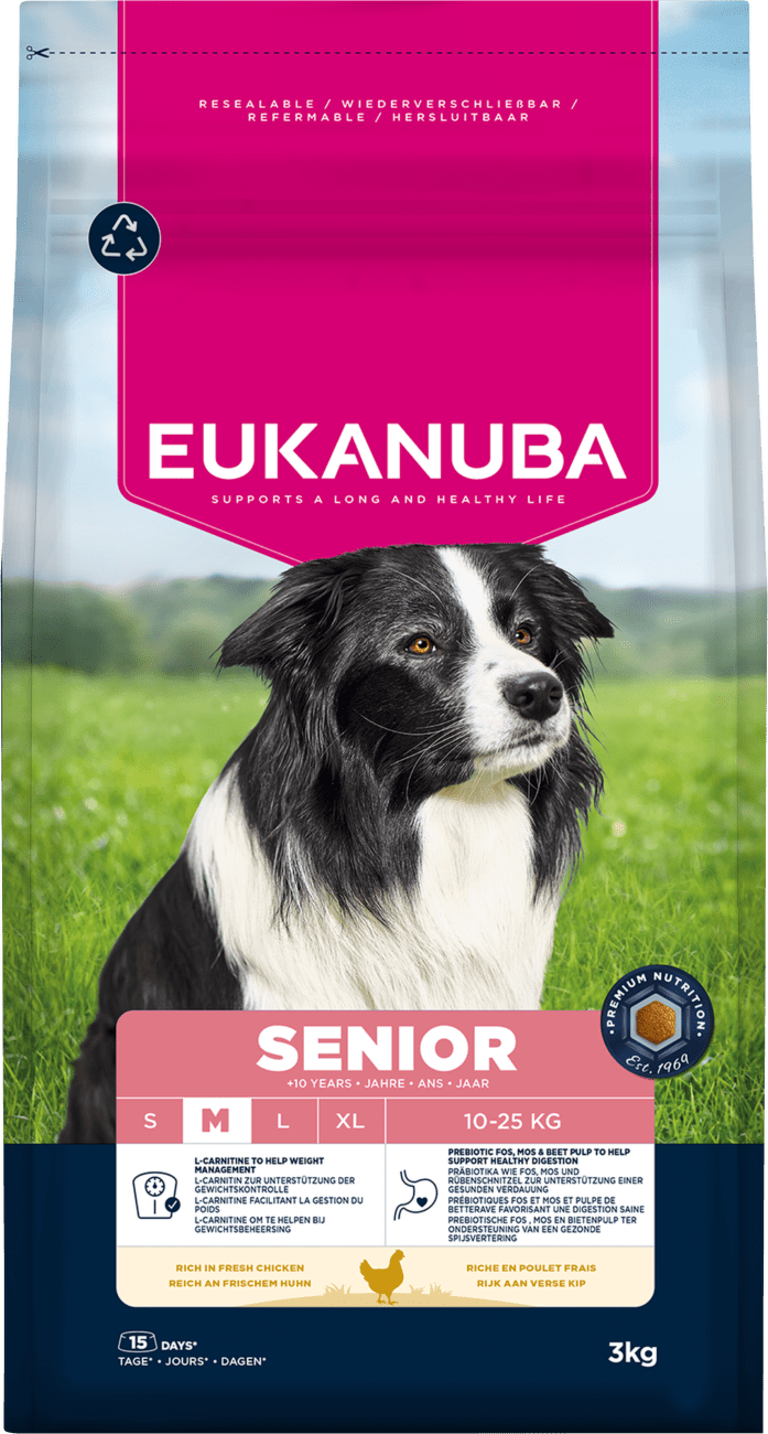 Krmivo Eukanuba Senior Medium kura 3kg