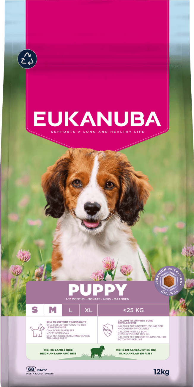 Krmivo Eukanuba Puppy Small & Medium jahňacie 12kg
