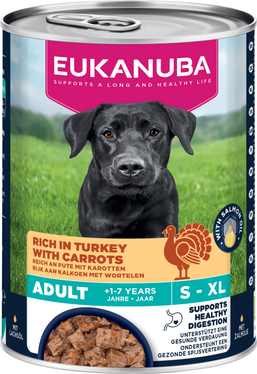 Konzerva Eukanuba Adult moriak s mrkvou 400g