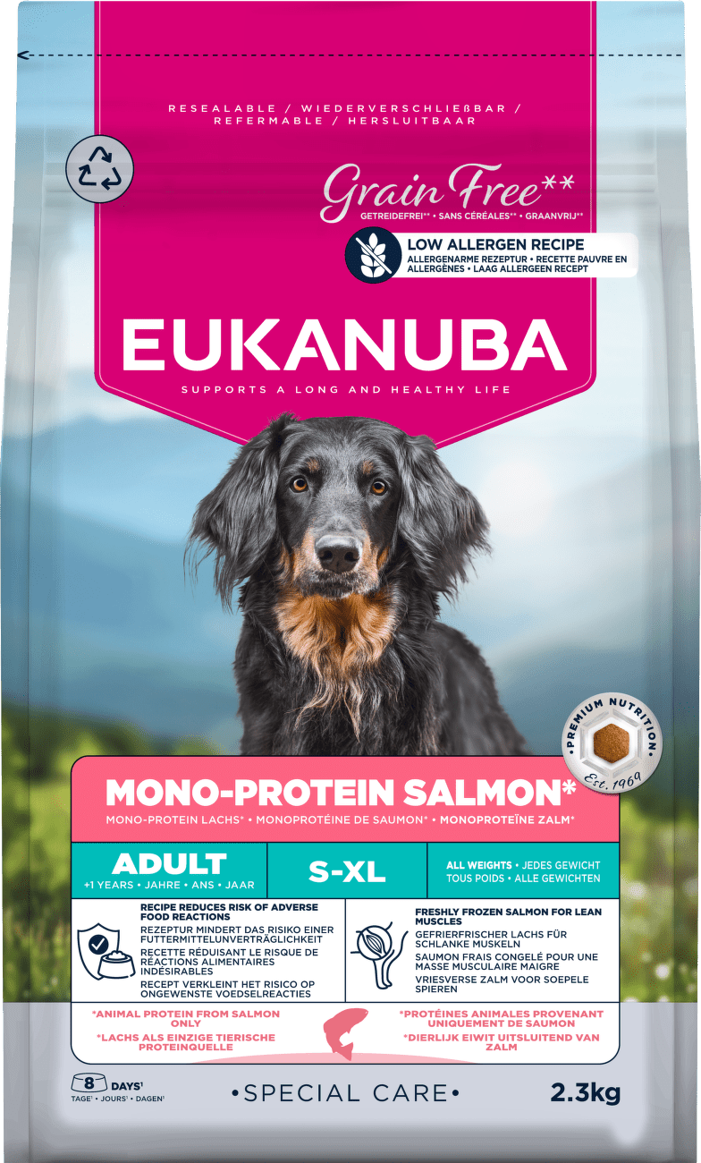Krmivo Eukanuba Special Care Adult Mono Protein Salmon 2,3 kg