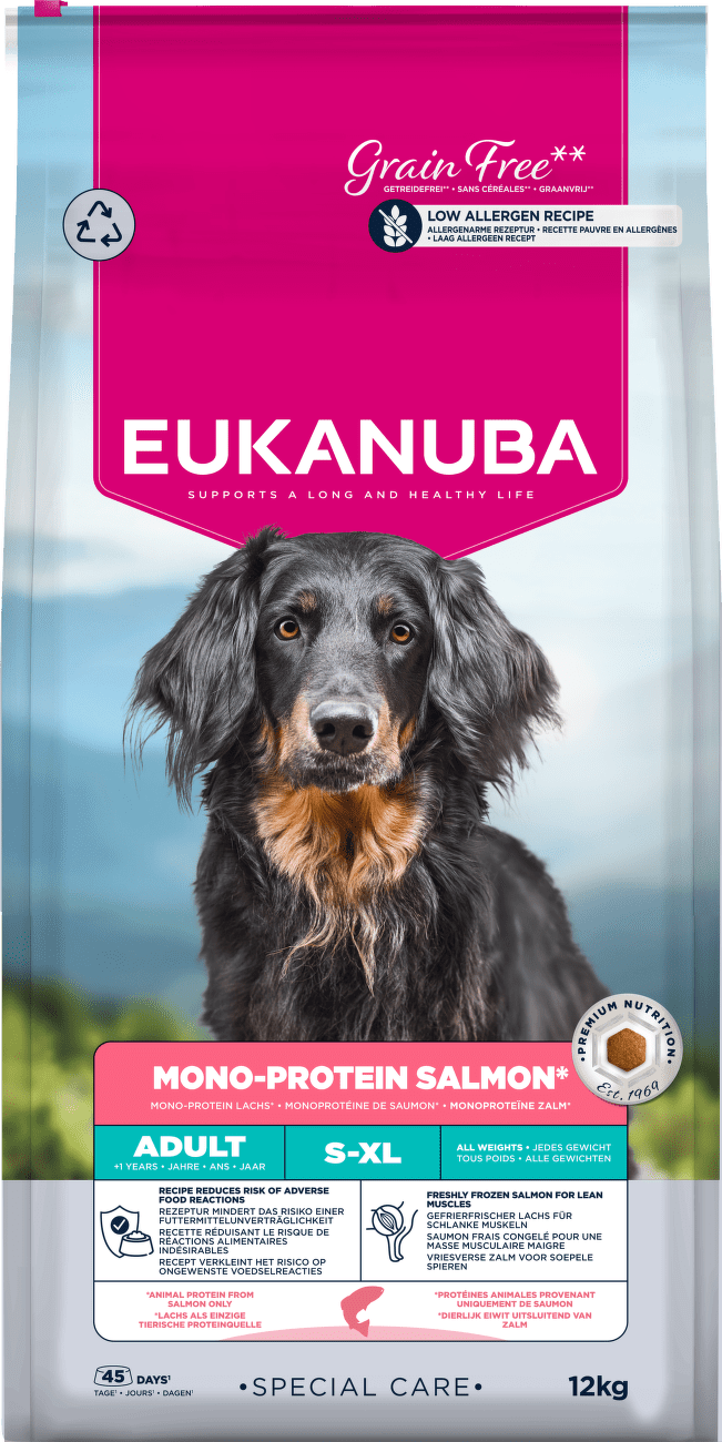 Krmivo EUKANUBA Special Care Adult Mono Protein Salmon 12 kg