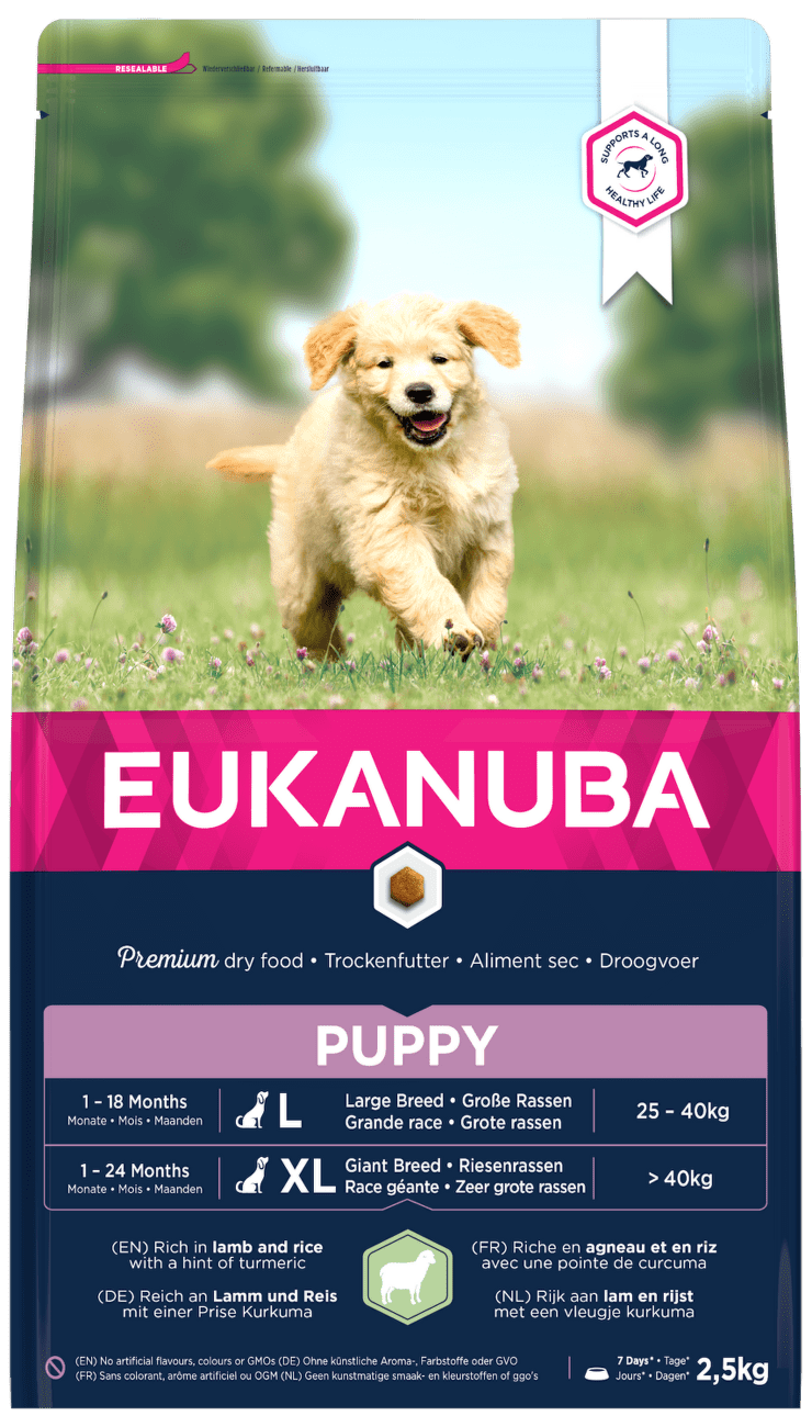 Eukanuba Puppy Large & Giant Lamb 2,5kg