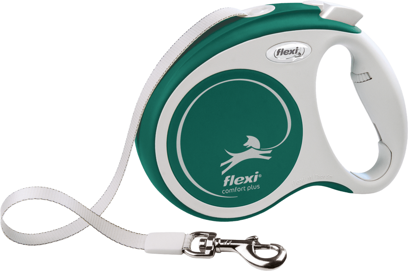 Navíjecí vodítko Flexi Comfort Plus Tape M 5 m zelené