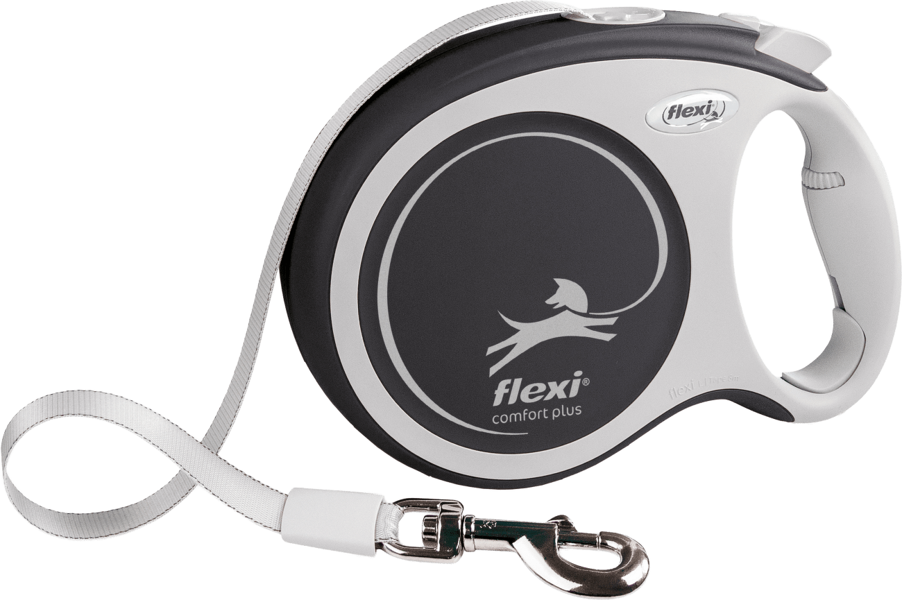 Navíjecí vodítko Flexi Comfort Plus Tape L 8 m antracit