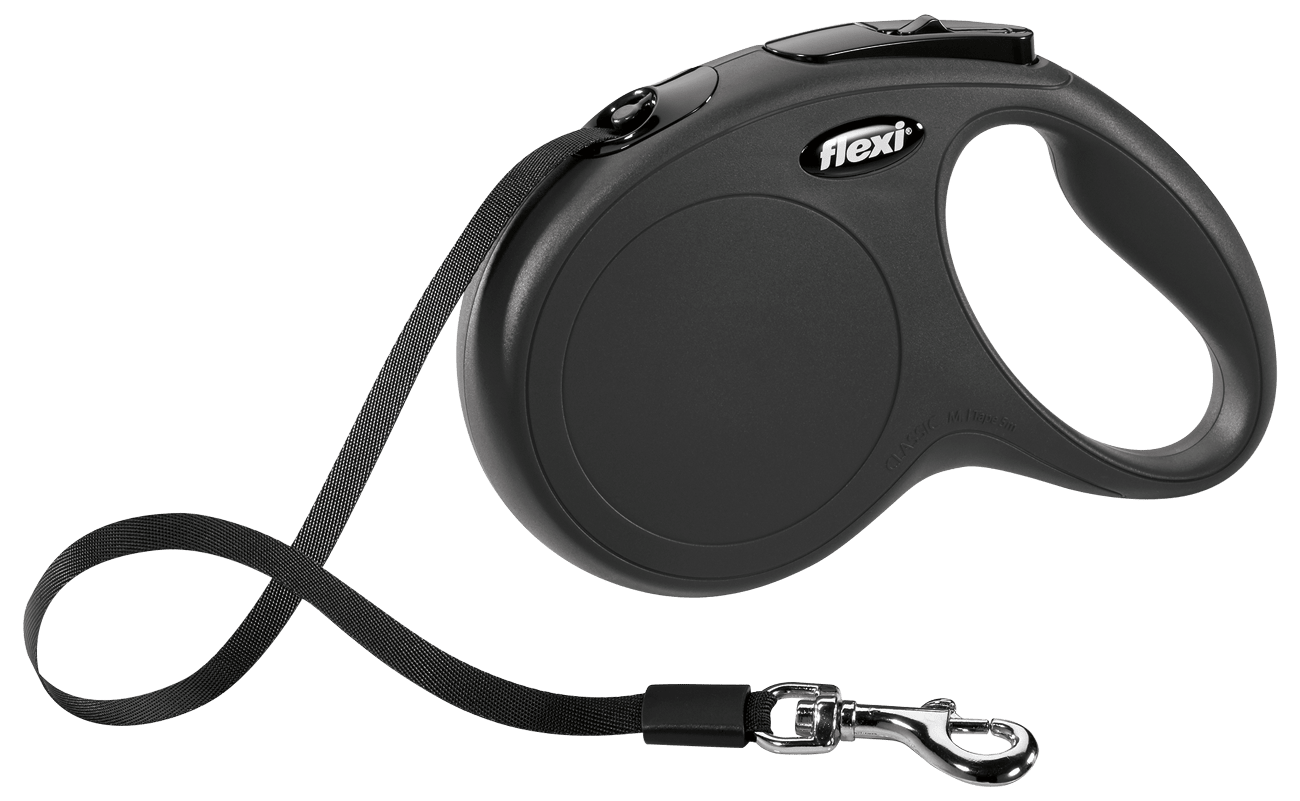 Vodítko Flexi Classic New páska M 5m černé