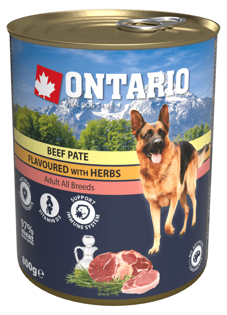 Ontario konzerva mleté hovädzie s príchuťou bylín 800g