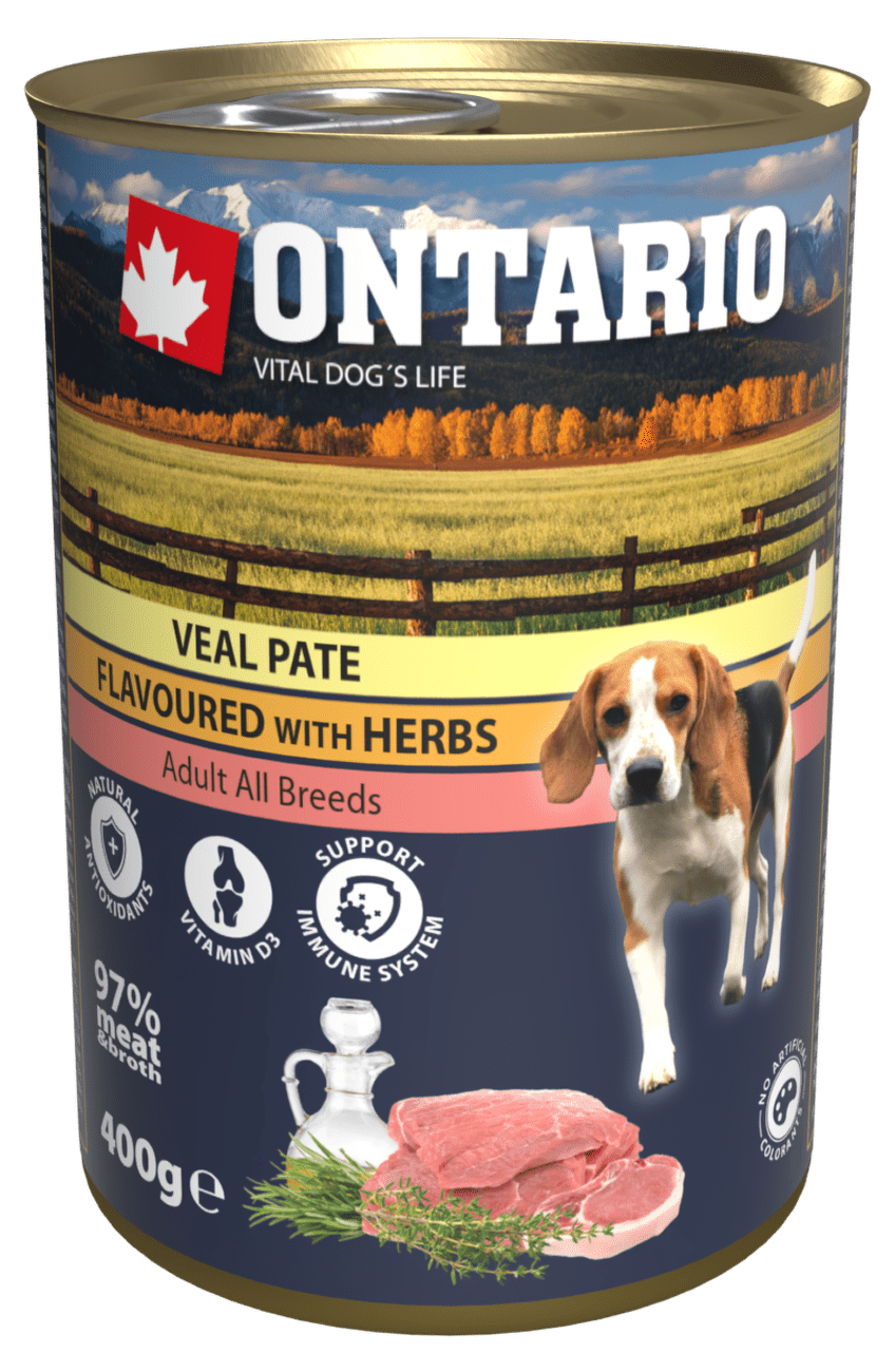 Ontario konzerva mleté teľacie s príchuťou bylín 400g