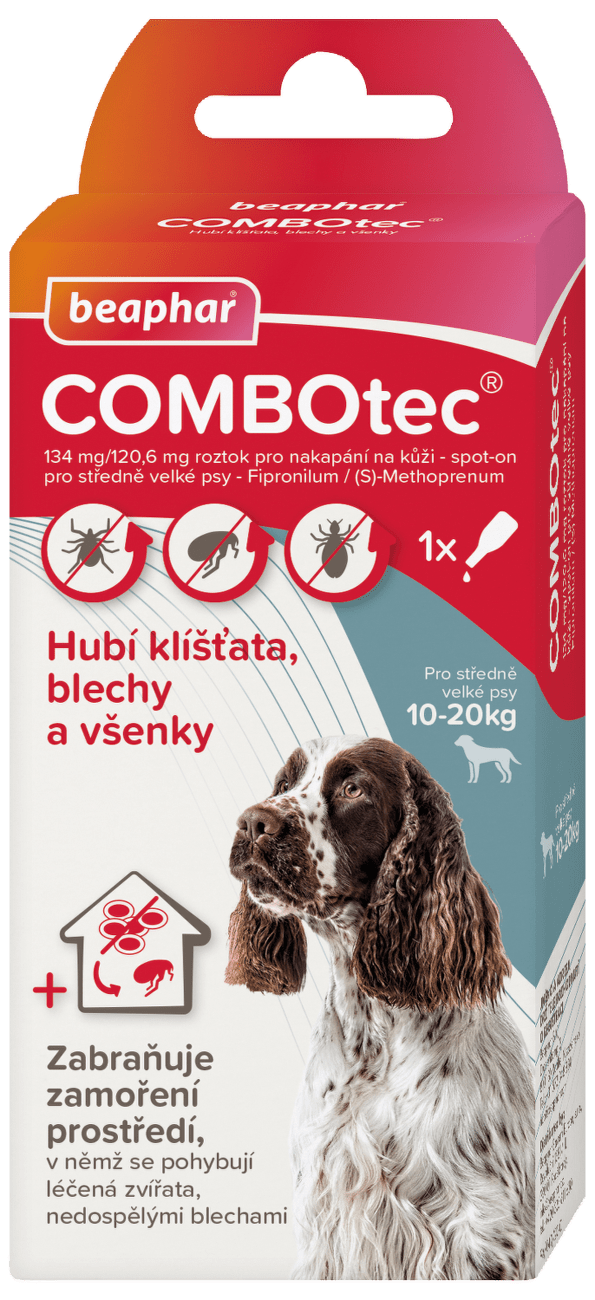 Spot-on Beaphar COMBOtec pro psy M 10-20kg