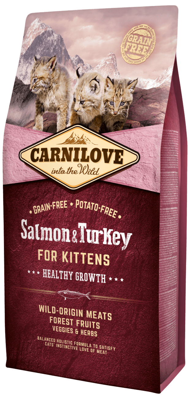 Carnilove Salmon and Turkey Kittens - Healthy Growth 6kg