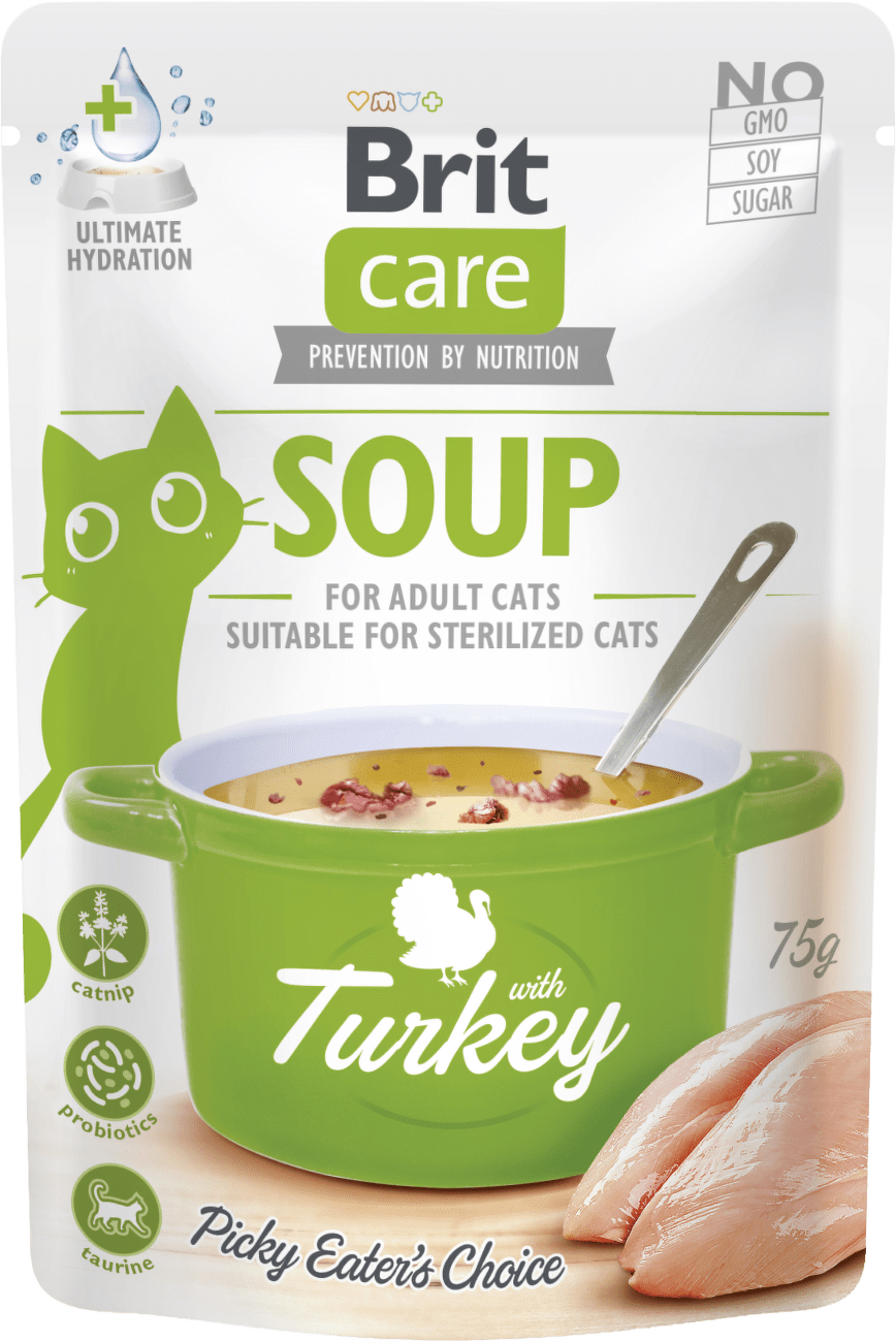 Polévka Brit Care Cat s krůtou 75 g