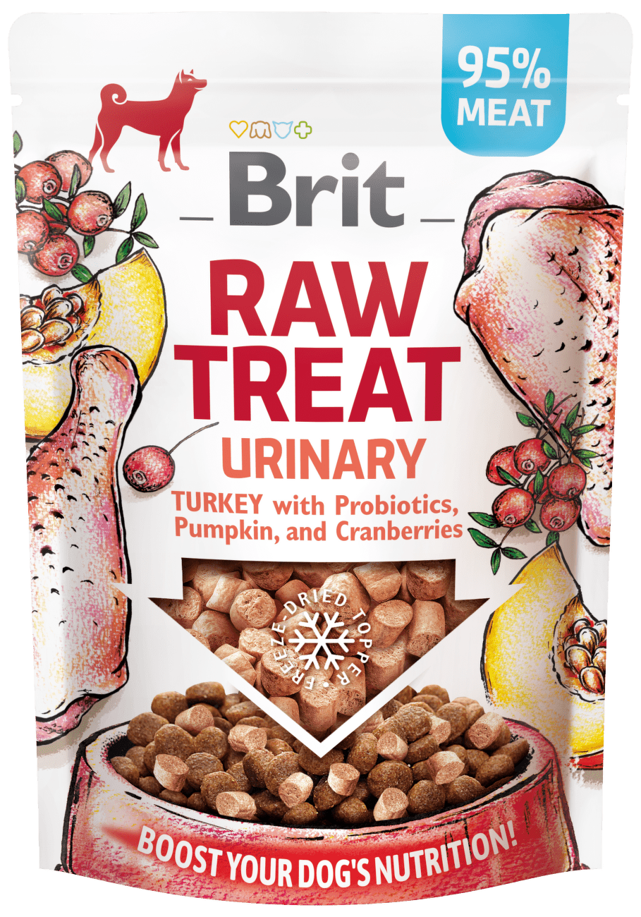 Brit Raw Treat Urinary maškrty morka 40 g