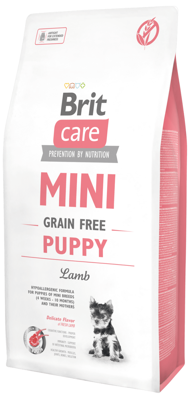 Brit Care granuly Mini Grain Free Puppy jahňa 7 kg