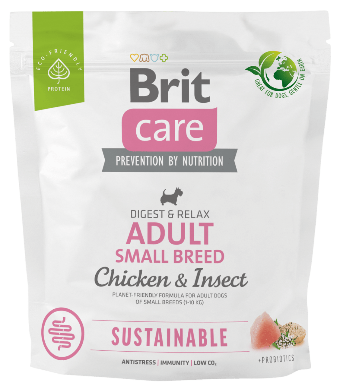 Brit Care Dog granuly Sustainable Adult Small Breed 1kg