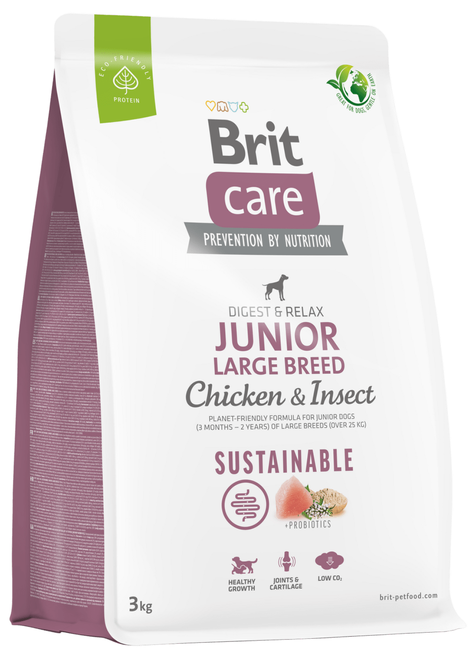 Brit Care granuly Dog Sustainable Junior Large Breed 3kg