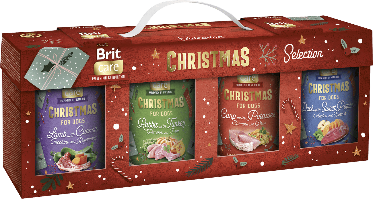 Konzervy Brit Care Dog Christmas multipack 4x400g