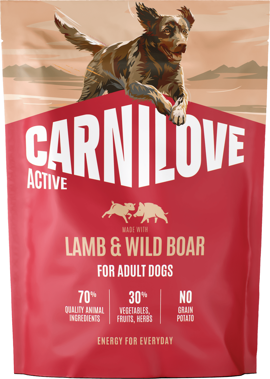 Granule CARNILOVE Active pro dospělé psy jehněčí a divočák 1,5 kg