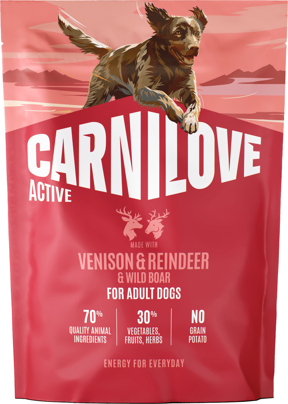 Granule CARNILOVE Active pro dospělé psy zvěřina, sob a divočák 1,5 kg