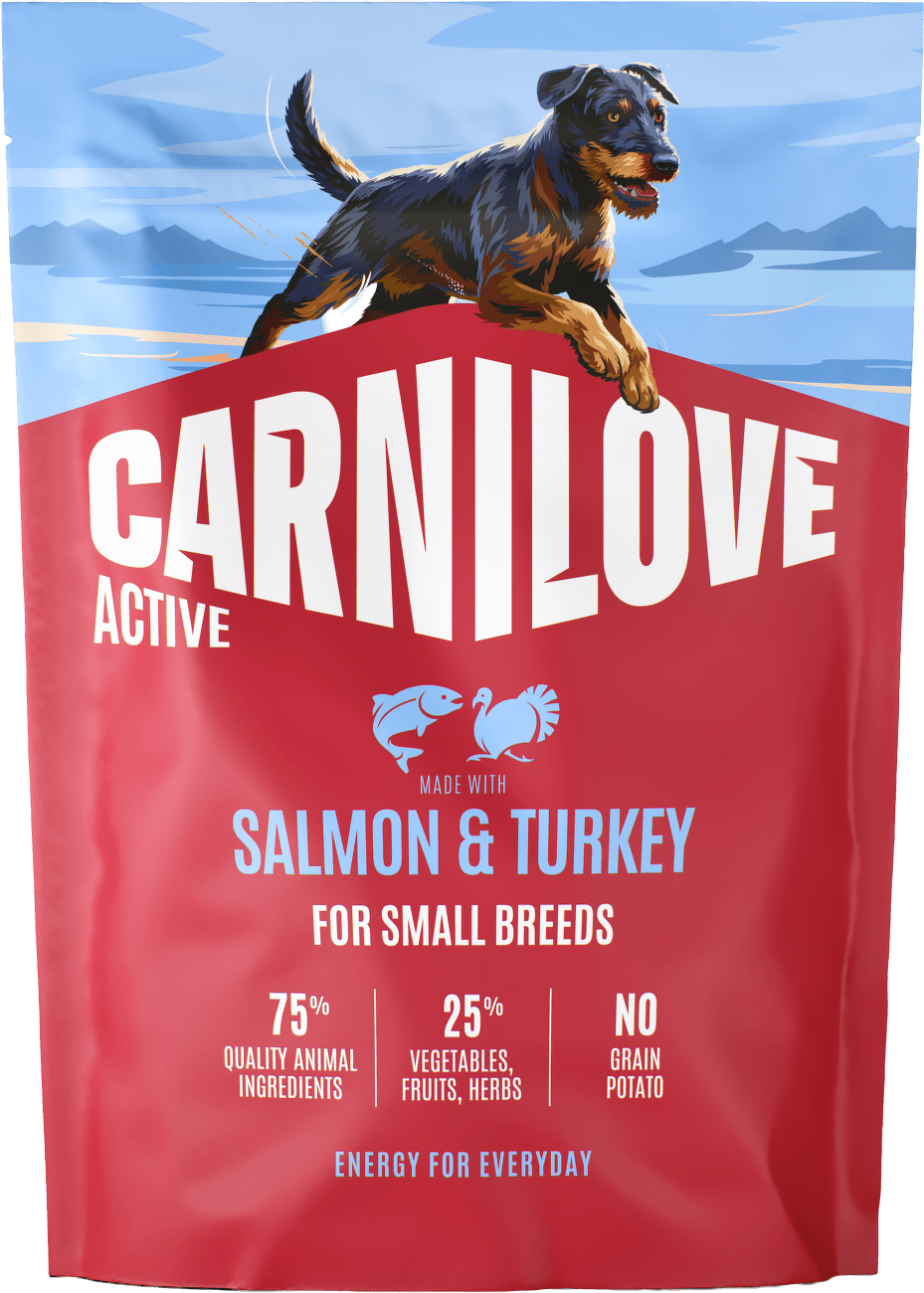 Granule CARNILOVE Active pro dospělé psy malých plemen losos a krůta 1,5 kg