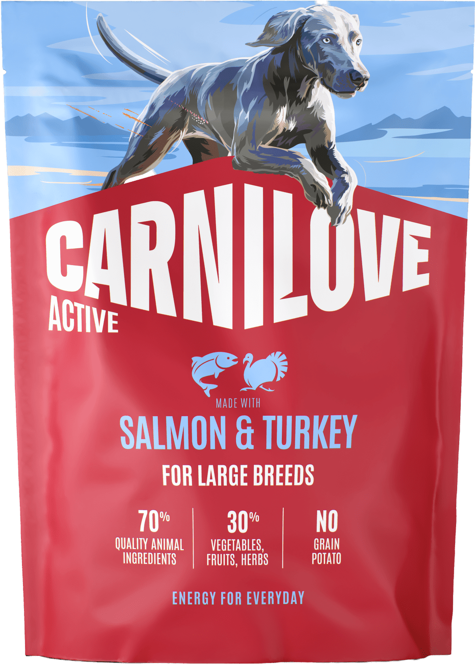 Granule CARNILOVE Active pro dospělé psy velkých plemen losos a krůta 1,5 kg