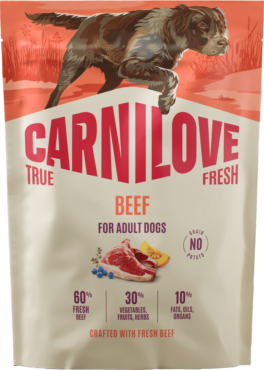 Granule pro psy Carnilove True Fresh hovězí 1,5 kg