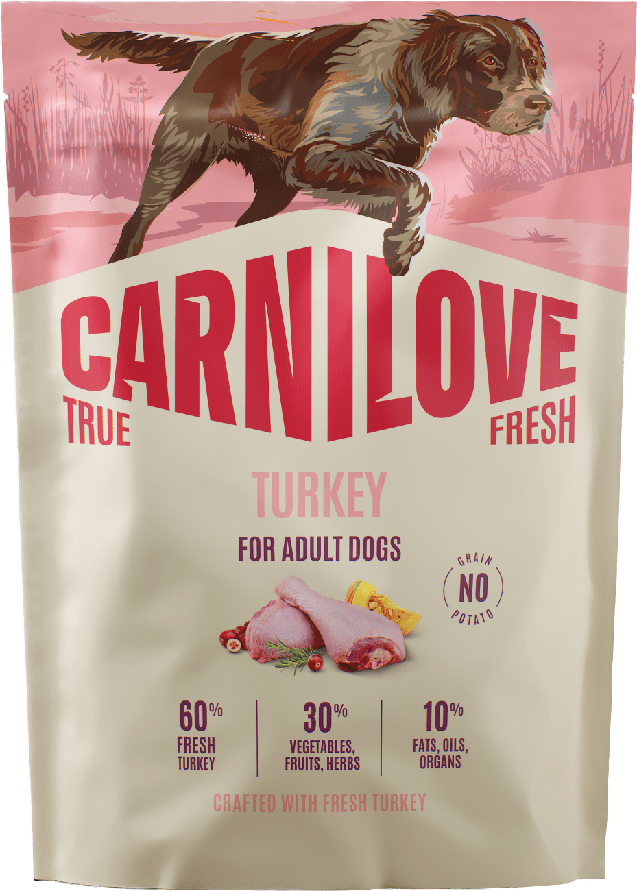 Granule CARNILOVE True Fresh pro dospělé psy krůta 1,5 kg