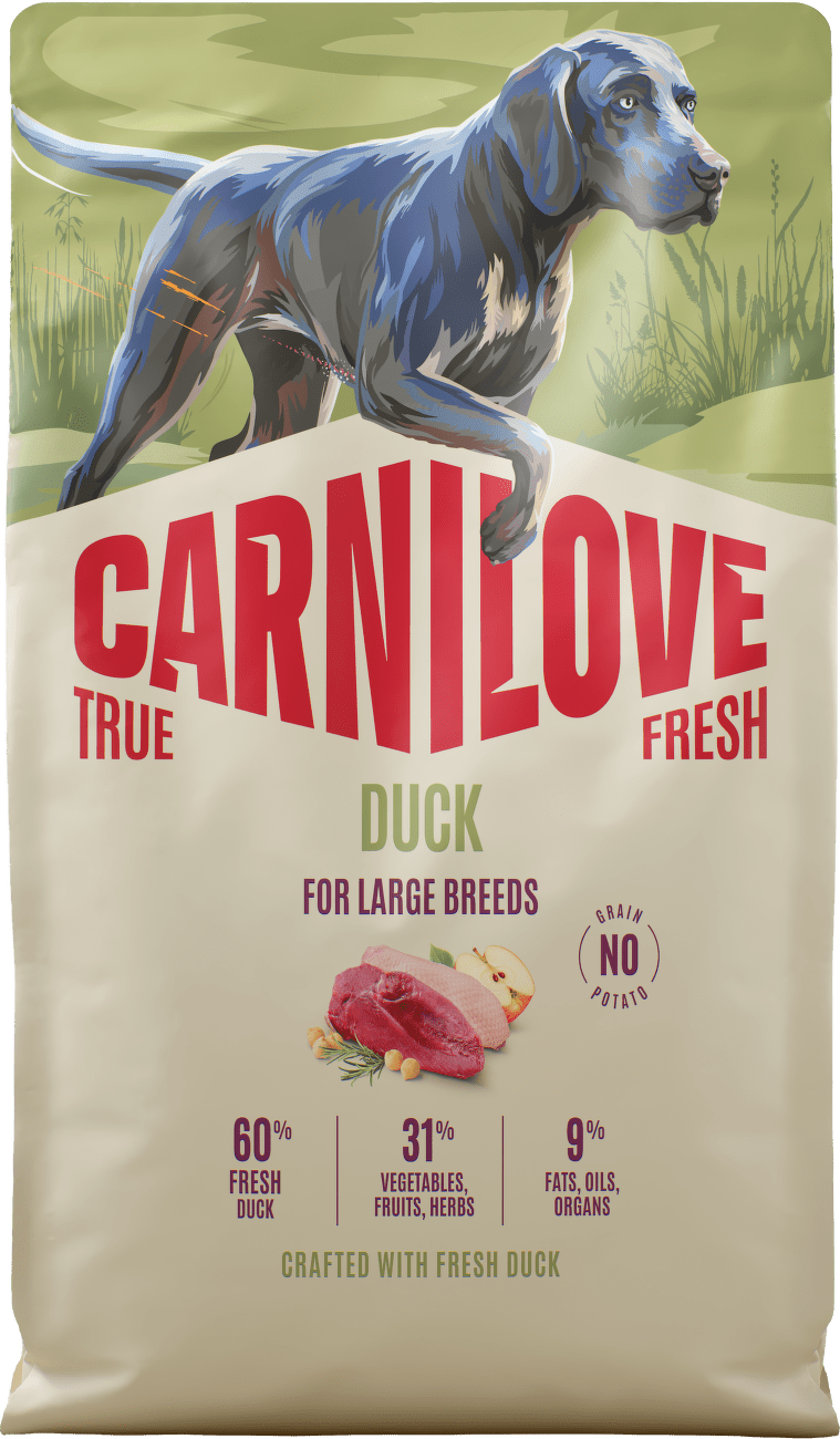 Granule pro velké psy Carnilove True Fresh kachna 4 kg