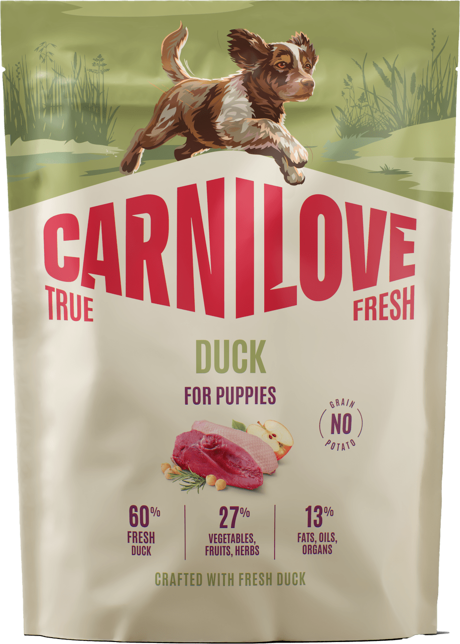 Granule CARNILOVE True Fresh pro štěňata kachna 1,5 kg