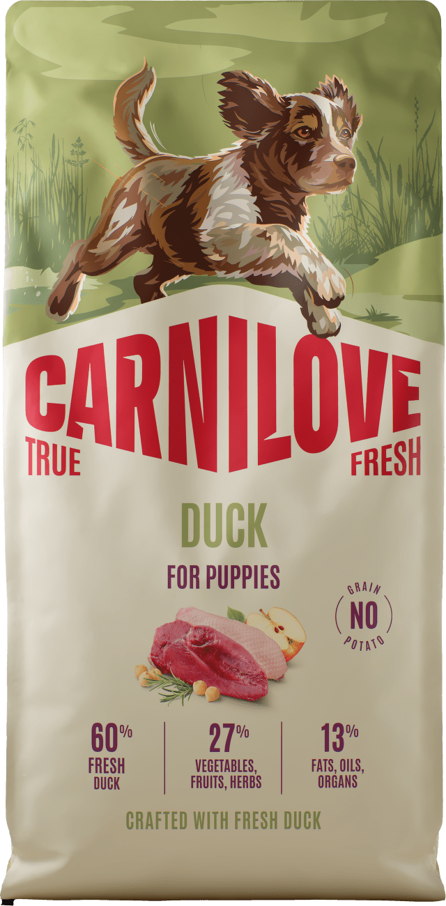 Granule CARNILOVE True Fresh pro štěňata kachna 12 kg