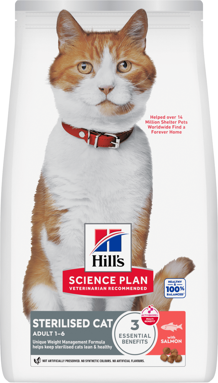 Hill's Science Plan Feline Adult Sterilized Cat Salmon 15kg