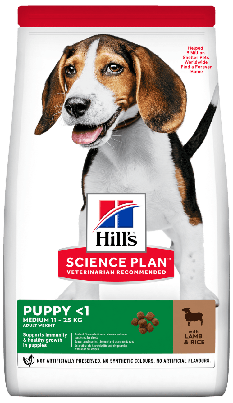 Hill´s Science Plan Canine Puppy Medium Lamb & Rice 12kg