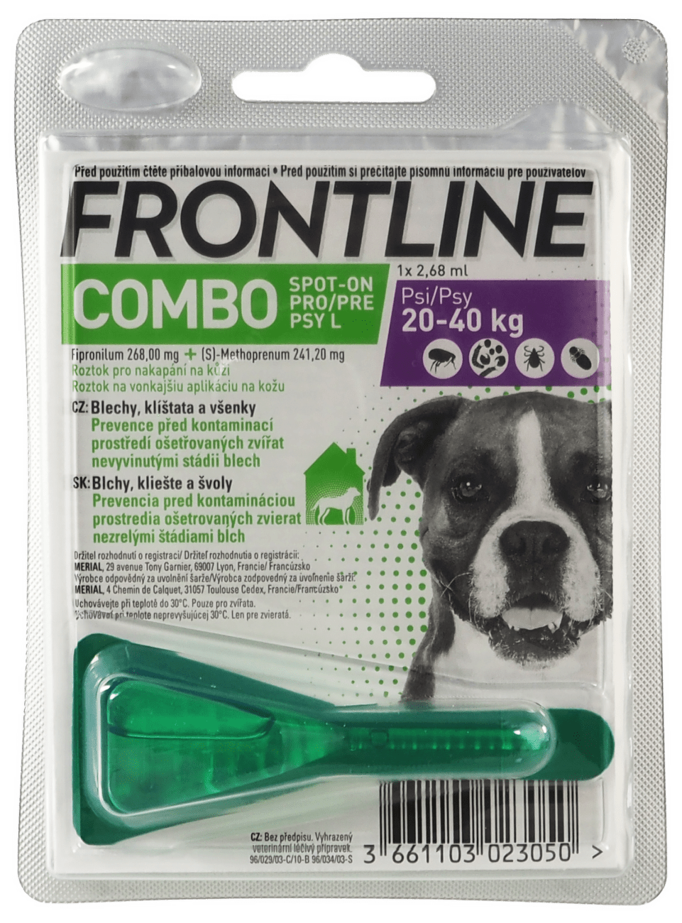Frontline Combo Spot-on Dog L 1ks