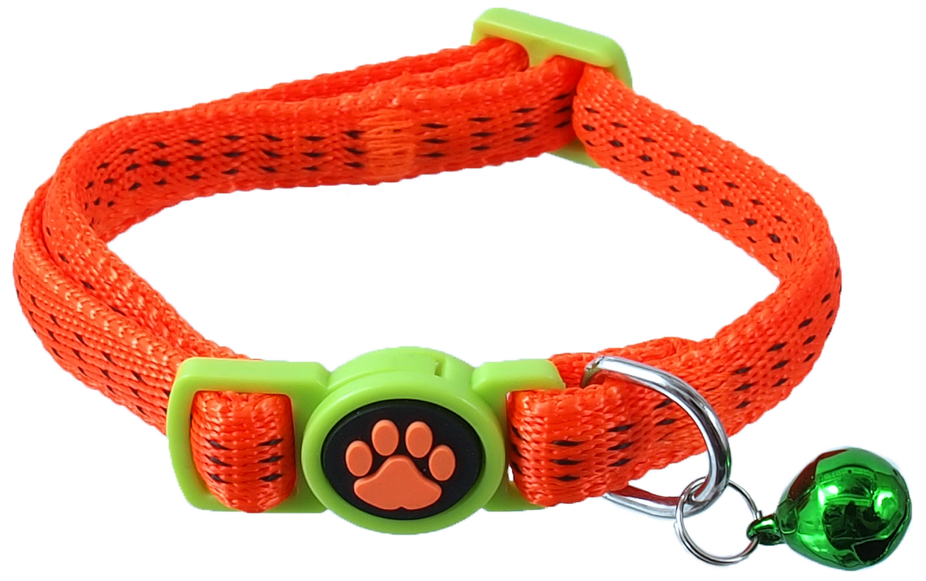 Obojek Magic Cat Nylon XS oranžový 1x19-31cm