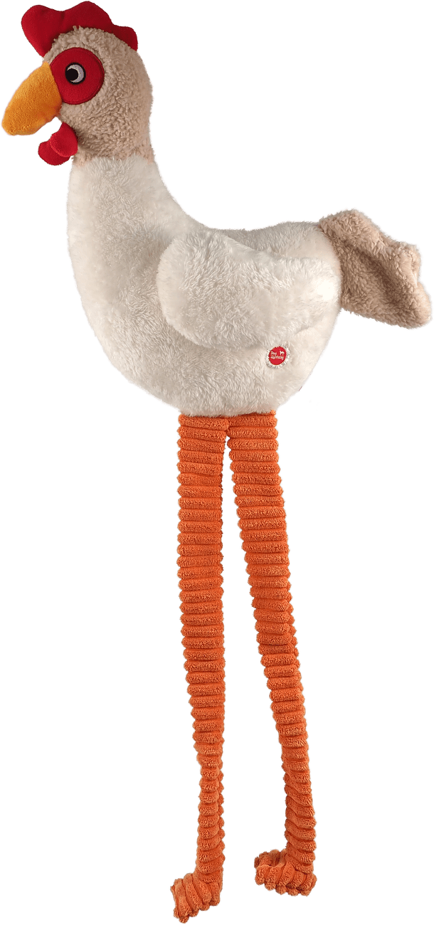 Hračka Dog Fantasy Rustling Jumbo šustící slepice s pískátkem 80cm​