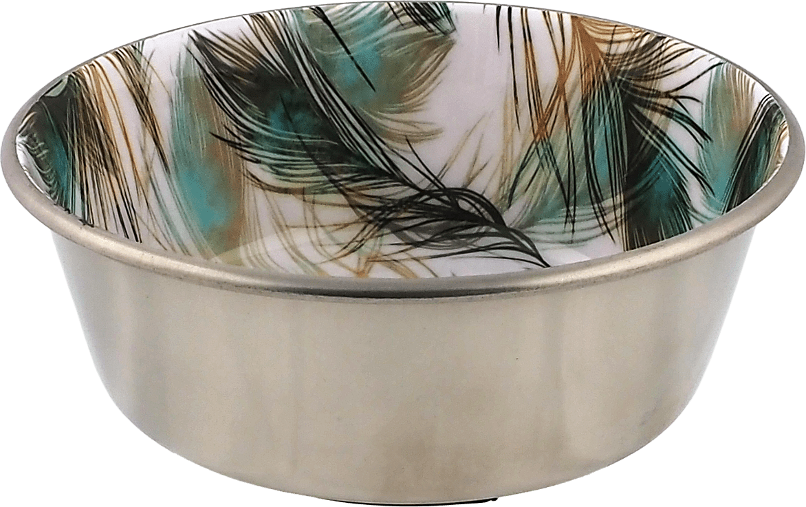 Miska Dog Fantasy nerez se vzorem uvnitř 13cm 480ml