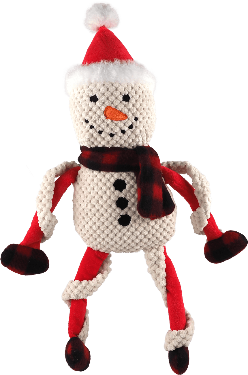 Hračka Dog Fantasy Winter Tale sněhulák pískací 40cm