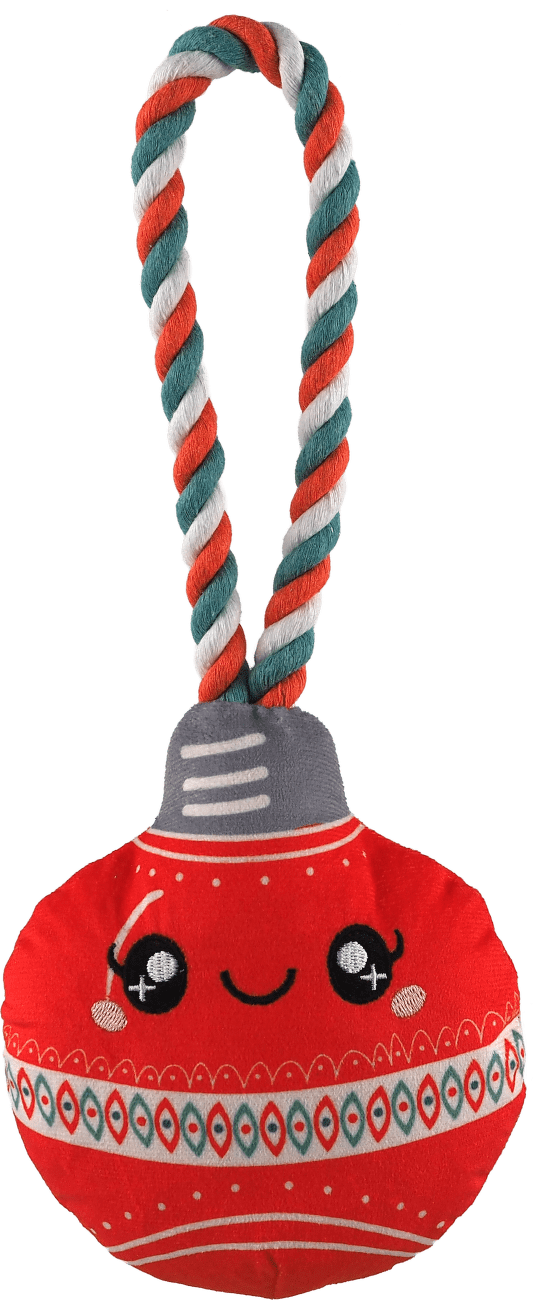 Hračka Dog Fantasy Winter Tale vánoční ozdoba červená 30cm