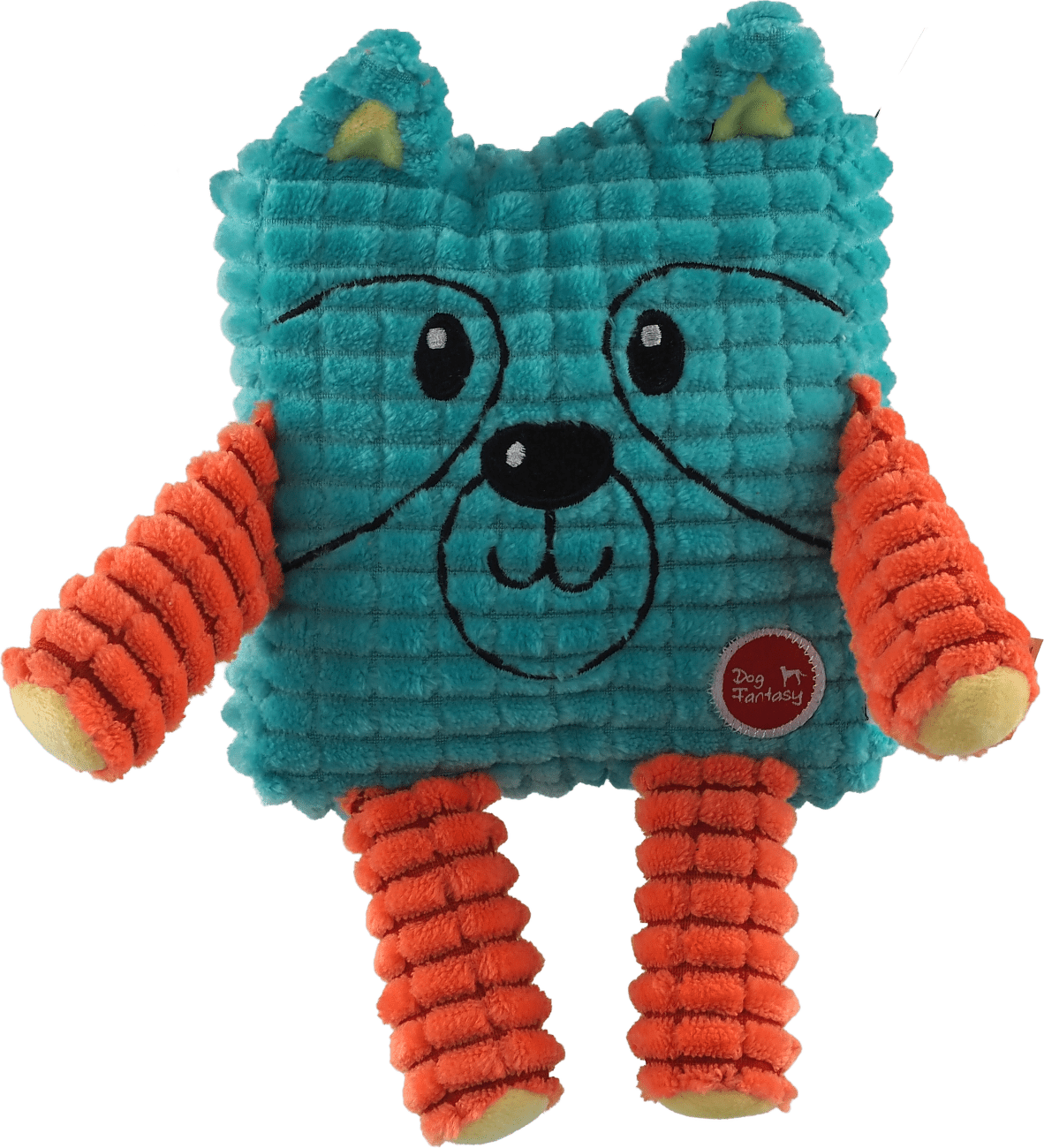 Hračka pro psy Dog Fantasy Cuties zvířátko petrolejově zelené 12,5 cm