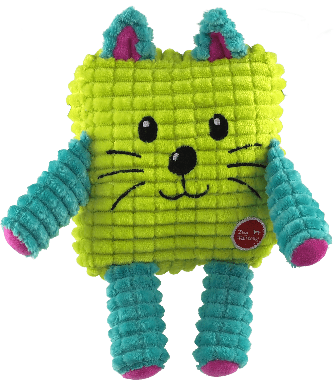 Hračka pro psy Dog Fantasy Cuties zvířátko žluté 12,5 cm