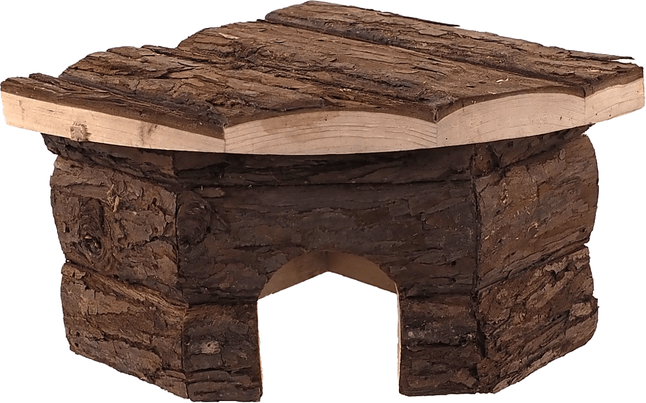 Domek Small Animals dřevěný rohový S