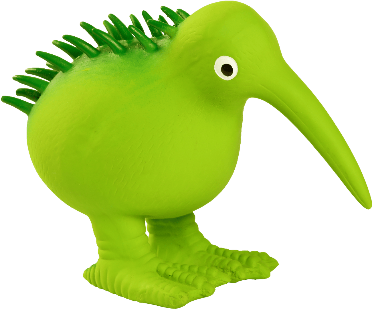 Hračka Kiwi Walker latex kiwi pískací zelená 13,5cm