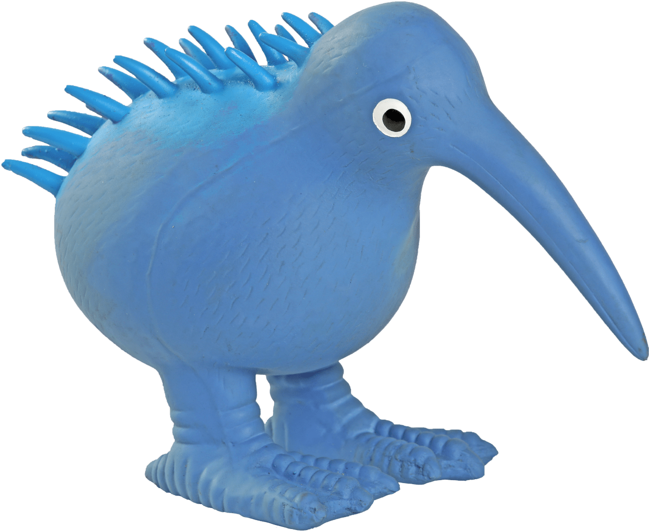 Hračka Kiwi Walker latex kiwi pískací modrá 13,5cm