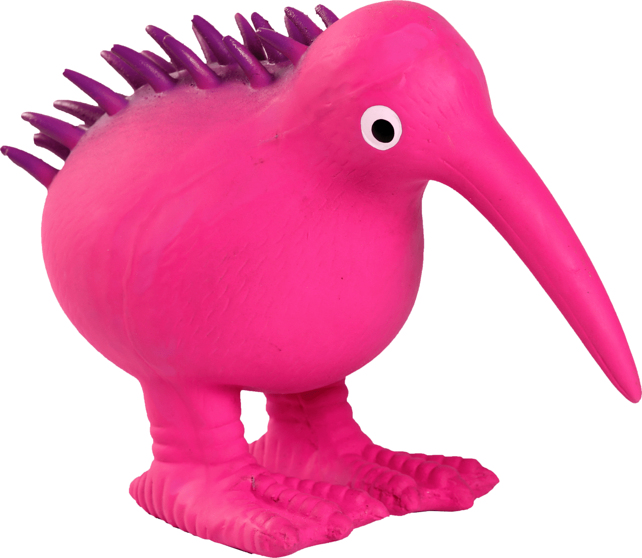 Hračka Kiwi Walker latex kiwi pískací růžová 13,5cm