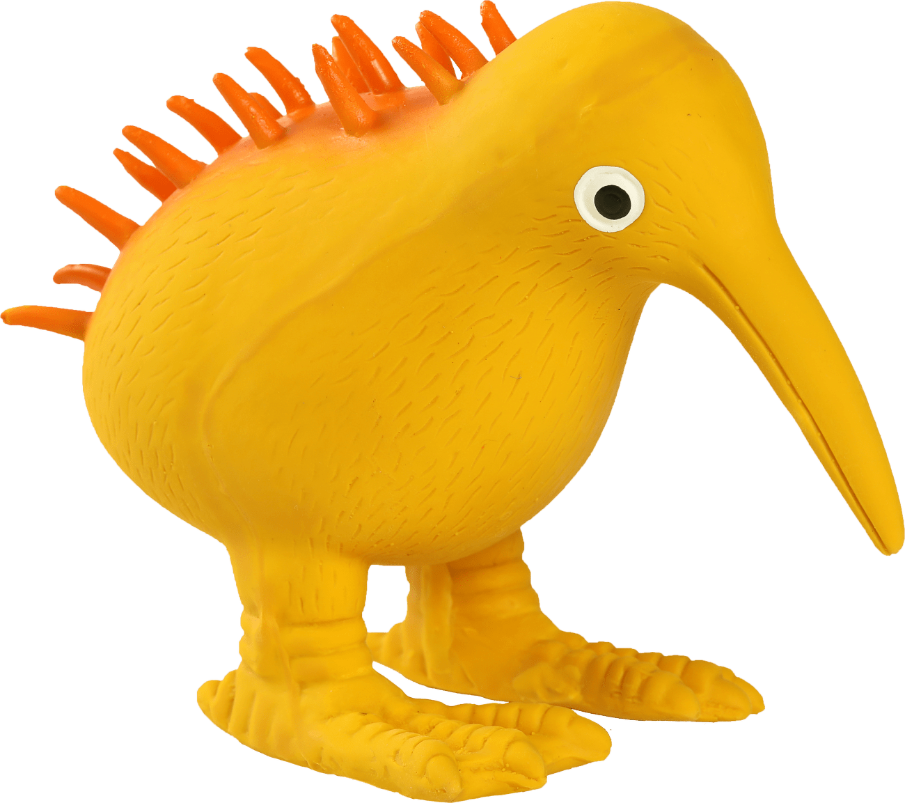 Hračka KIWI WALKER latex kiwi pískací oranžová 11,5cm